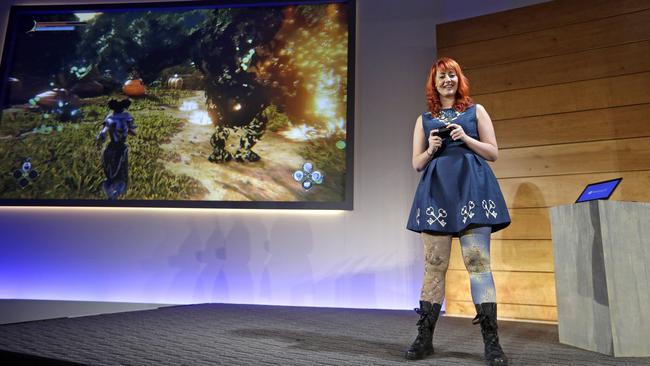 Lauran Carter, of Lionhead Studios shows how you can stream Xbox One games to your Surface tablet.