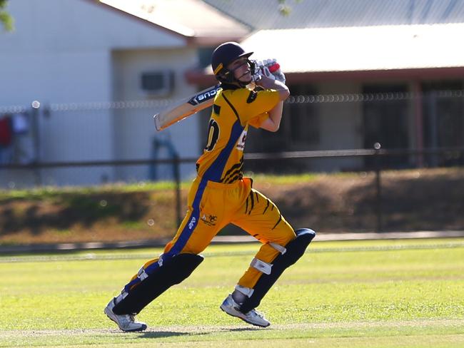 Pictured: Norths opening batsman Aidan Firman. Cricket Far North first grade 2024. Photo: Gyan-Reece Rocha