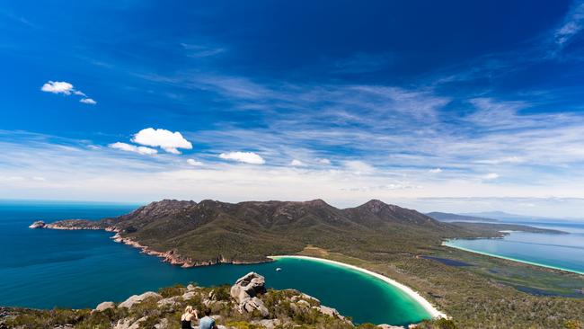 You could use your voucher to take a trip up the coast to check out Wineglass Bay in the Freycinet National Park. Photo: Nigel Killeen