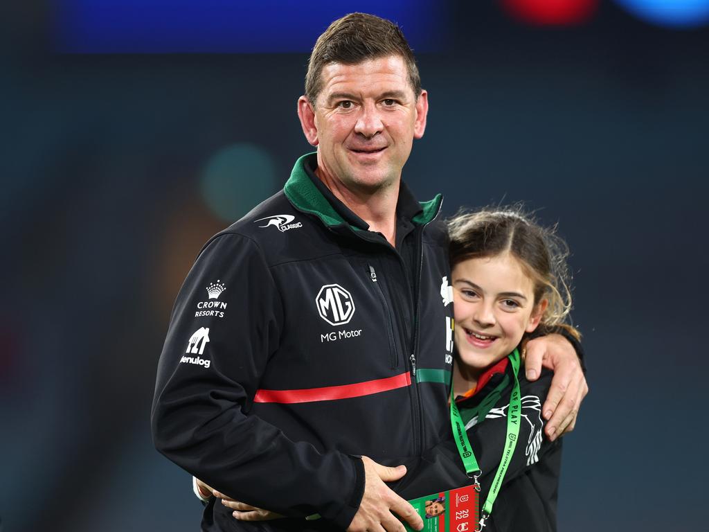 Demetriou took the Rabbitohs to within one game of the Grand Final in his first year in charge at the Bunnies. Picture: Getty Images.