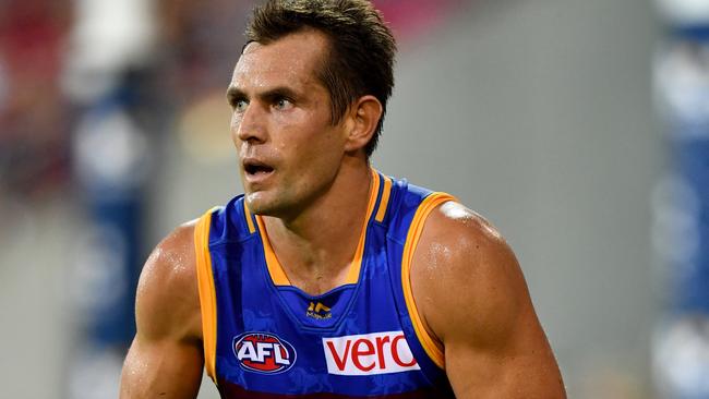 Luke Hodge in action for Brisbane.