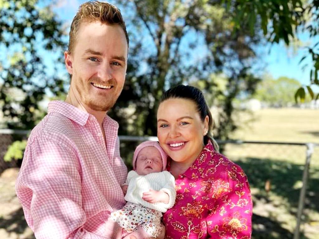 Matt and Tayla Cox. Tayla and baby were found dead in a house on Bean Street.