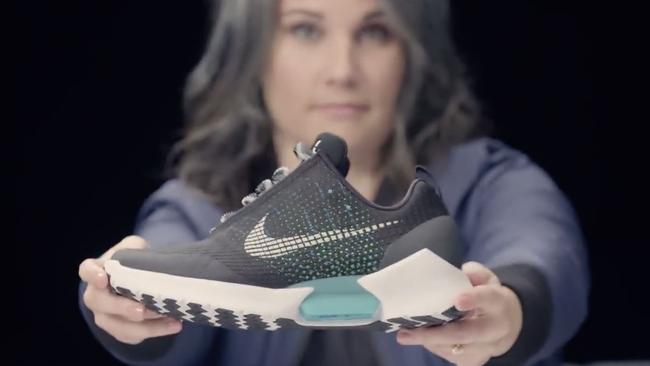 Nike senior innovator Tiffany Beers was the mastermind behind self-lacing technology. Picture: Nike