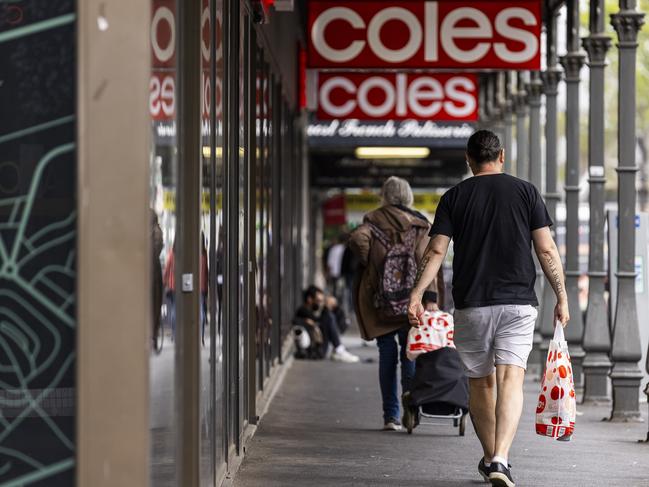 Melburnians are feeling the cost of living crunch, with the amount of people experiencing food insecurity increasing. Picture: Daniel Pockett