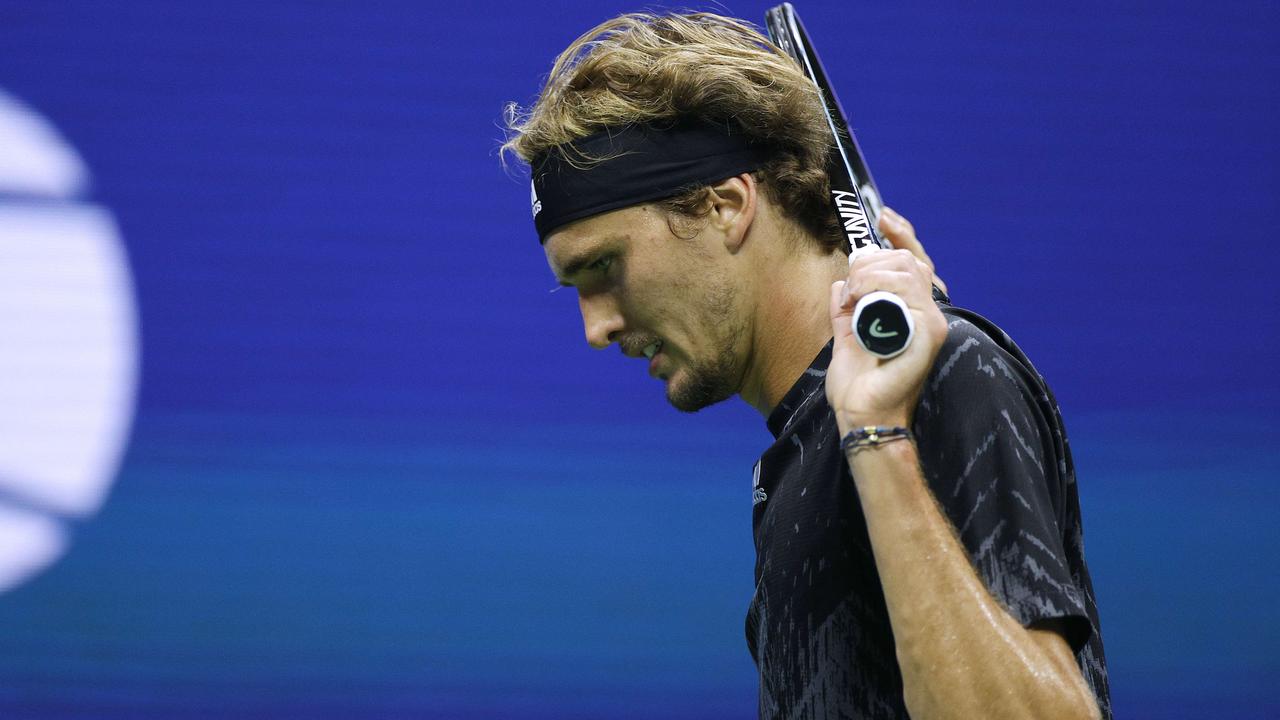 Zverev’s wait for a maiden grand slam title continues. Photo: Sarah Stier/Getty Images/AFP
