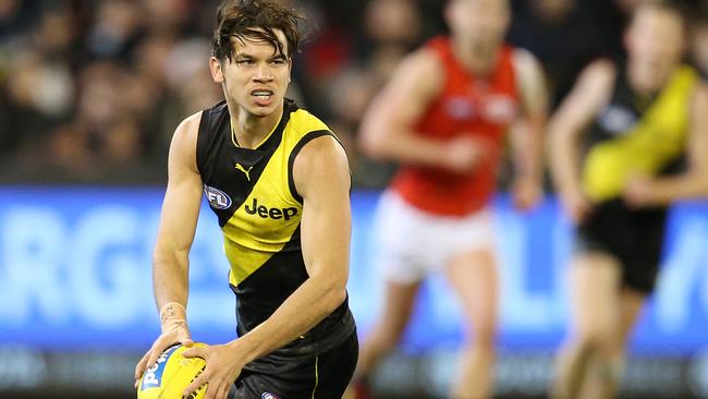 Daniel Rioli in action for Richmond. Picture: Michael Klein