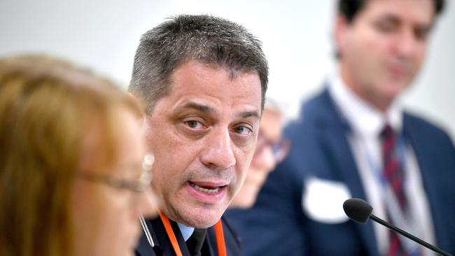 Queensland Police Acting Assistant Commissioner George Marchesini says officers are ready to implement new legislation to strengthen youth justice laws. Picture: NCA NewsWire / John Gass