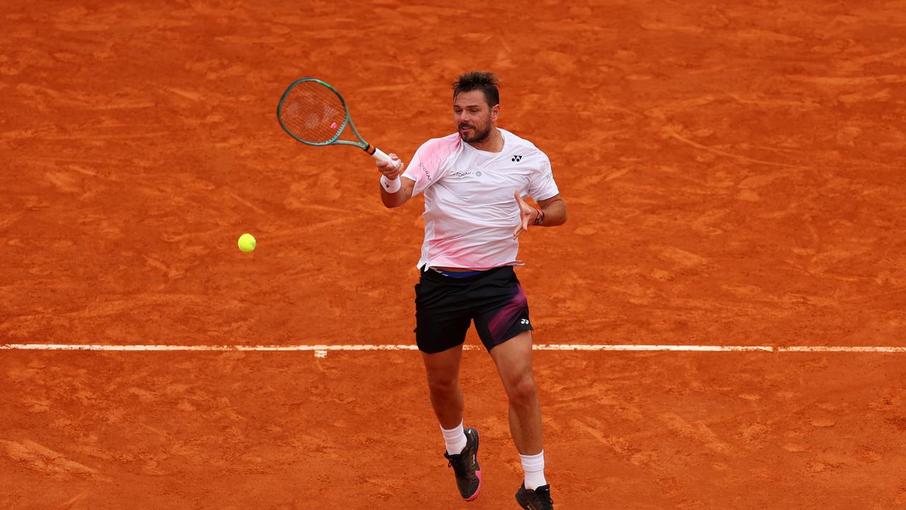 Former French Open champion Stan Wawrinka will play fellow three-time major champion Andy Murray in the highlight of the opening day of play at the 2024 edition of Roland Garros. (Photo by Julian Finney/Getty Images)
