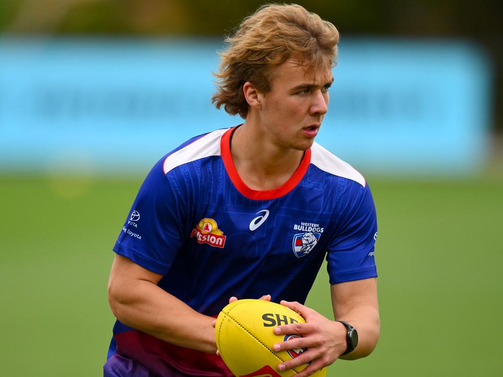 Ryley Sanders is poised to debut in round 1. Picture: Morgan Hancock/Getty Images