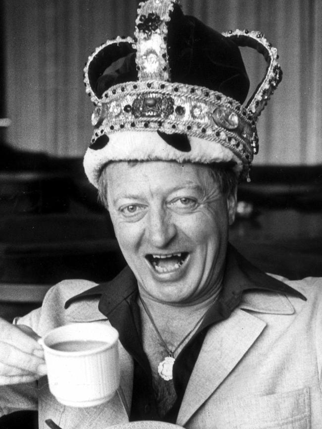 The ‘King of Australian Television’ was also crowned King of Moomba in 1979.