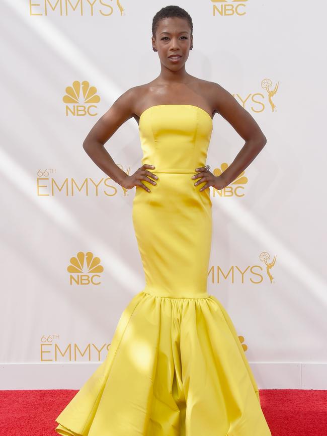 Samira Wiley attends the 66th Annual Primetime Emmy Awards.