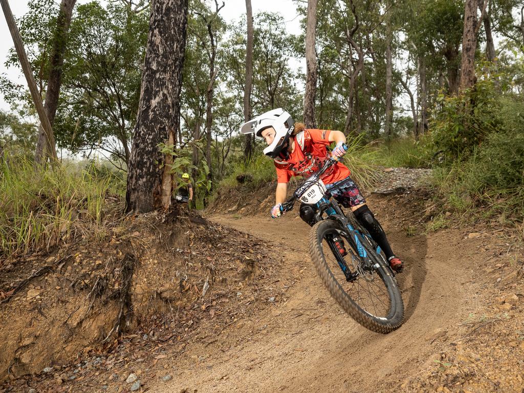 Mountain bike riders from across Australia descended on the Pioneer Valley at the weekend for the inaugural Rocky Trail Entertainment Fox Superflow at Finch Hatton in July, 2024. Picture: Rocky Trail Entertainment