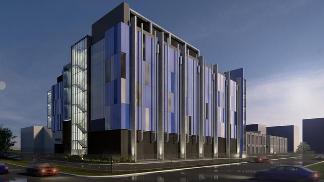 An artist’s impression of Macquarie Telecom’s new $80m data centre in Sydney