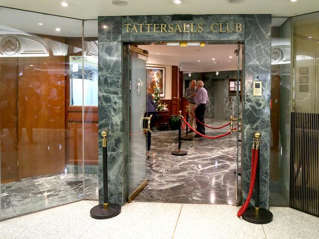 The Tattersalls Club voted to allow women members for the first time last year. Picture AAP/David Clark