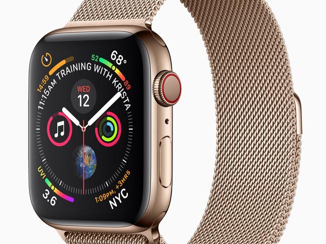 The Apple Watch Series 4, released in Australia on September 21, features a larger screen, louder speaker, and more heart-sensing features.