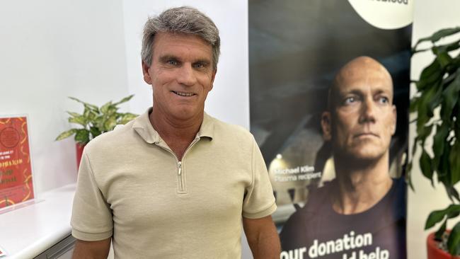 Aussie surf legend Mark Richardson says he’s grateful to be alive after his brush with death in Bali. Picture: Ashleigh Jansen