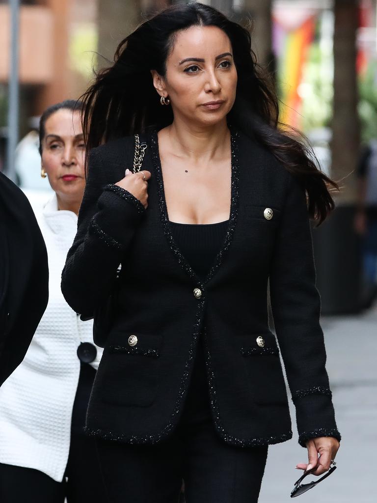 Antoniette Lattouf took to social media to say her outfits were “either loaned, borrowed or generously donated by folks in fashion”. Picture: NewsWire/ Gaye Gerard