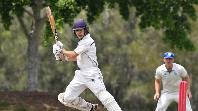 Brisbane Grammar School batsman Angus Tolhurst. . Picture, John Gass