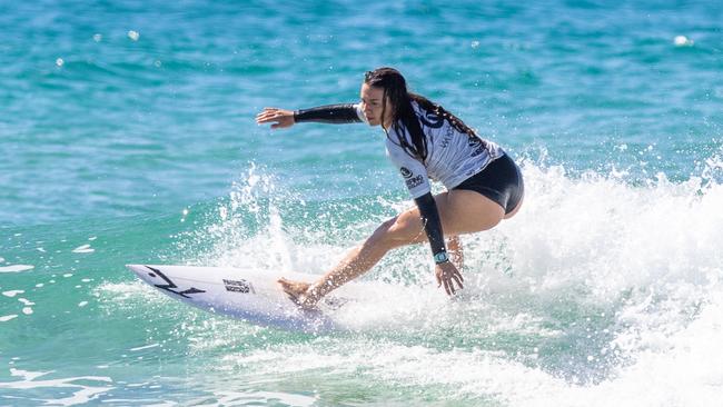 Noosa surfing talent Giorgia Lorentso.