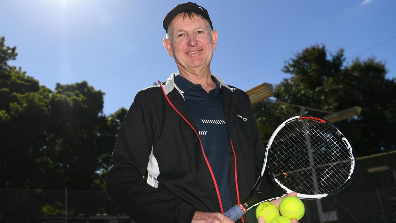 Ash Barty’s childhood coach Jim Joyce. (AAP Image/Dan Peled)