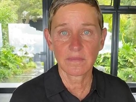 An emotional Ellen DeGeneres. Picture: Instagram