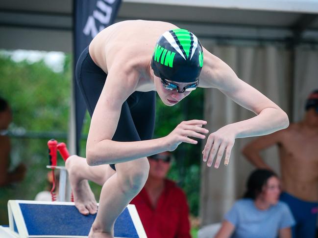 Darwin’s Aidan Chilcott takes off. Picture: Glenn Campbell