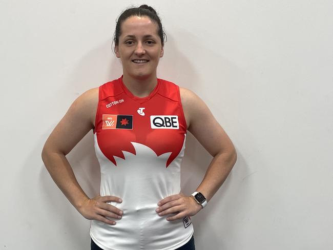 Lucy McEvoy in her new Sydney colours.