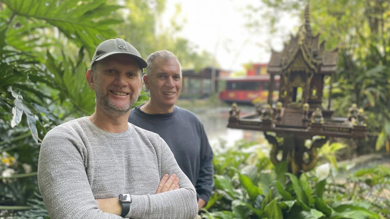 Acland and Blake Brierty at the Spirit House in Yandina.