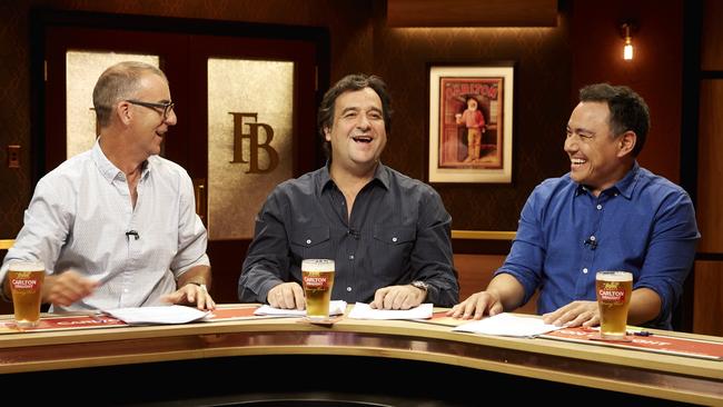 The Front Bar with Andy Maher, Mick Molloy and Sam Pang has been a surprise success for Seven this year.