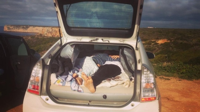 <h2>Sleeping in a Prius in Portugal</h2><p>People look at you real weird. Plus, I spent all the money I would have saved on a nice restaurant dinner. On reflection, it would have been cheaper and more comfortable to stay in a hostel and cook my own food. </p>