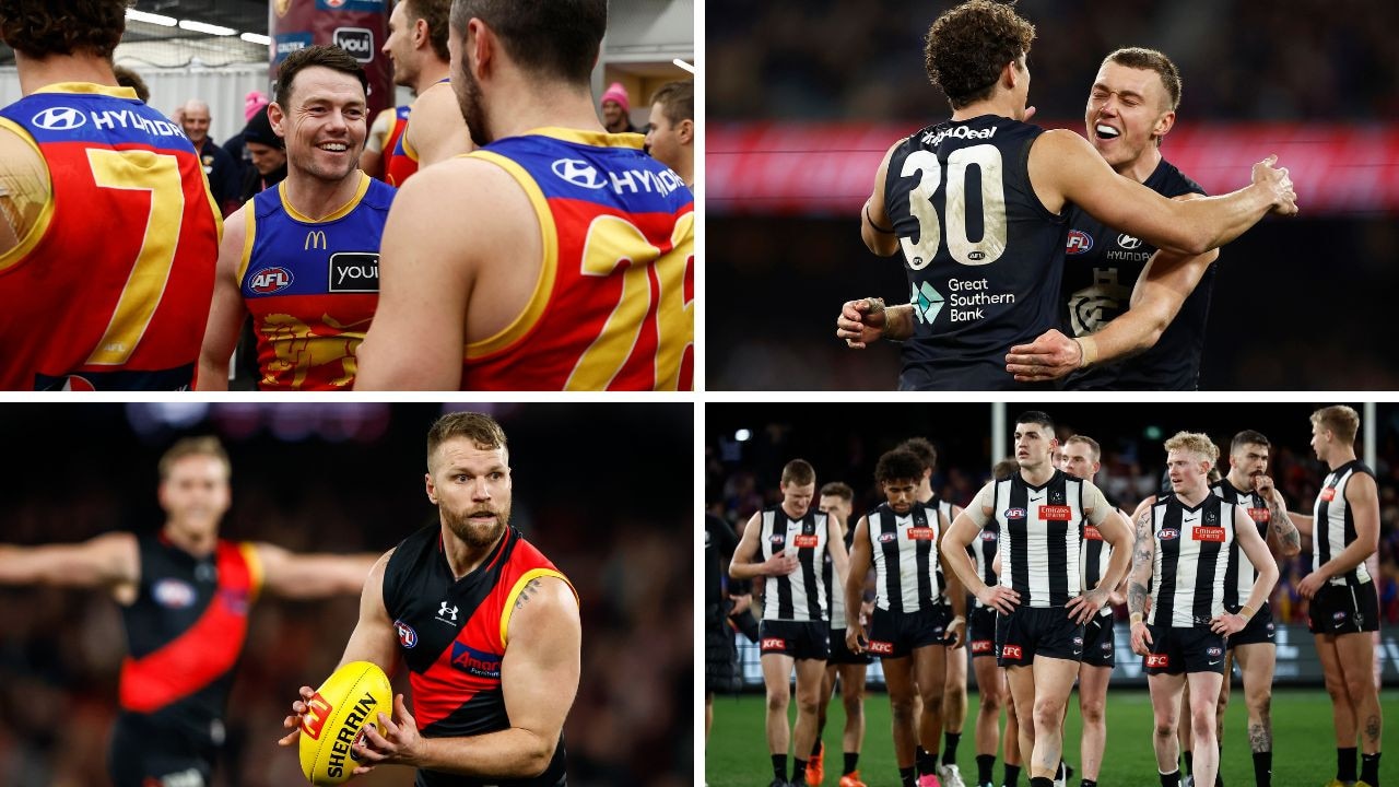 The Suns leave the field after a win during the 2023 AFL Round 12 News  Photo - Getty Images