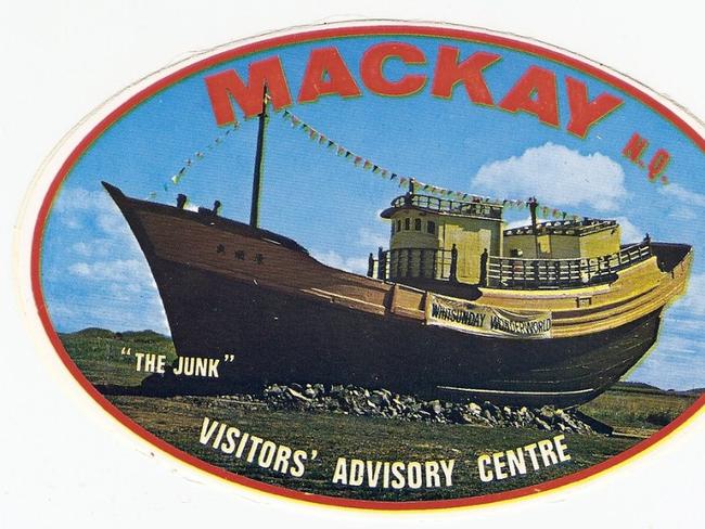 The Junk Mackay sticker, circa 1979. Photo: Contributed