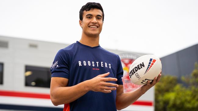 Sydney Roosters new signing Joseph Suaalii. Picture: Roosters Digital