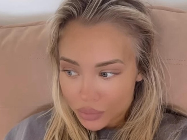 Tammy Hembrow says the worst thing about Covid-19 is 'not being able to kiss my kids'.