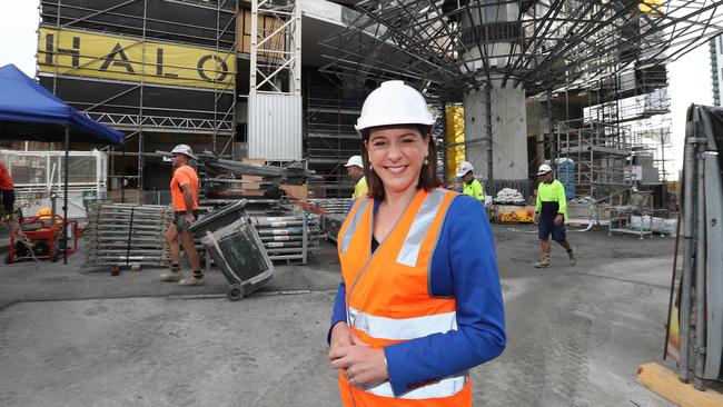 Opposition Leader Deb Frecklington at West End. Picture: Annette Dew