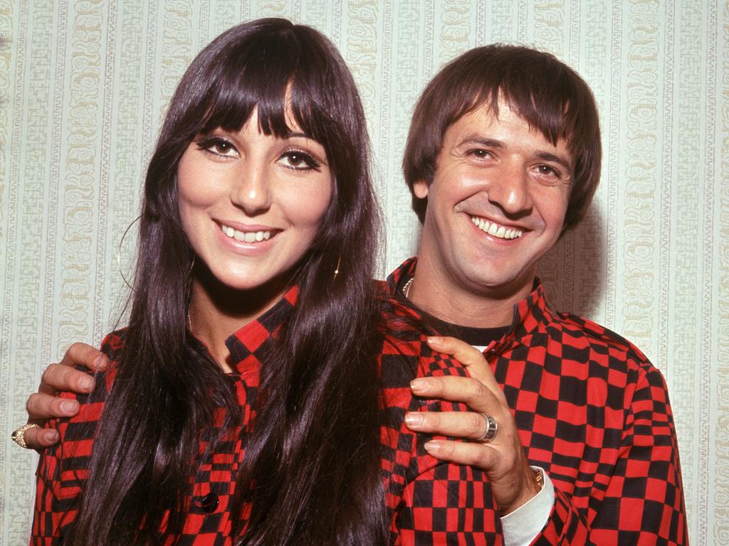 Sonny Bono and Cher were one of showbiz’s most famous couples. Picture: Alamy