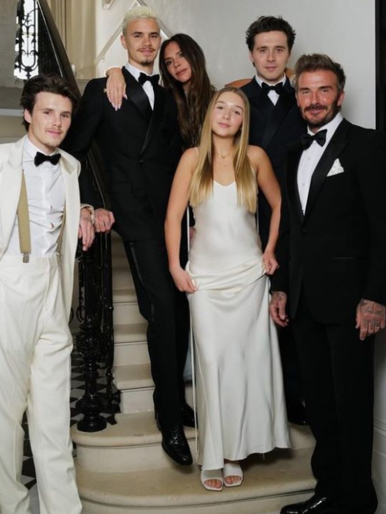 Victoria Beckham posted this family photo. Picture: Instagram/VictoriaBeckham