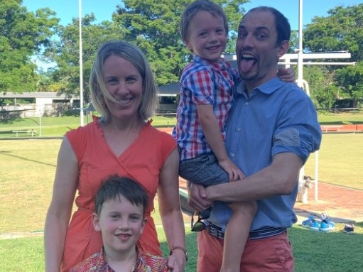 Steve Griffin and family. Picture - contributed.