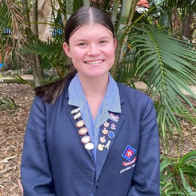 Bridget Boyd, Head Prefect, Girl’s College at Pittwater House, Collaroy, in 2023. Picture: Supplied