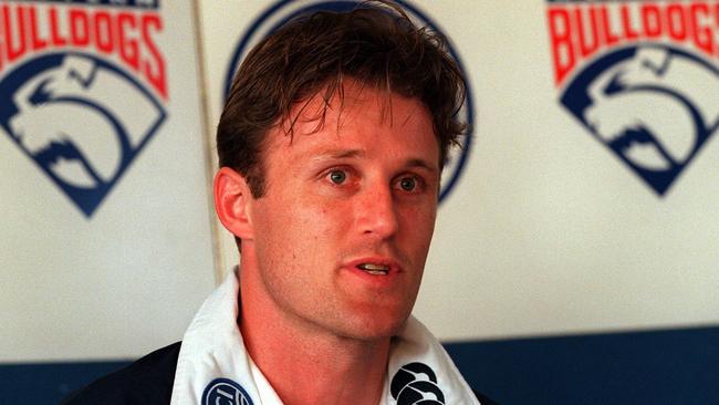 Western Bulldogs player Chris Grant pictured in 1997.