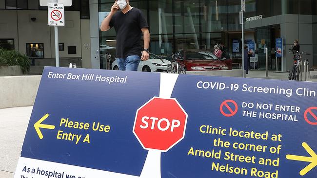Many hospital felt the heavy impact of COVID. Picture: NCA NewsWire / Ian Currie