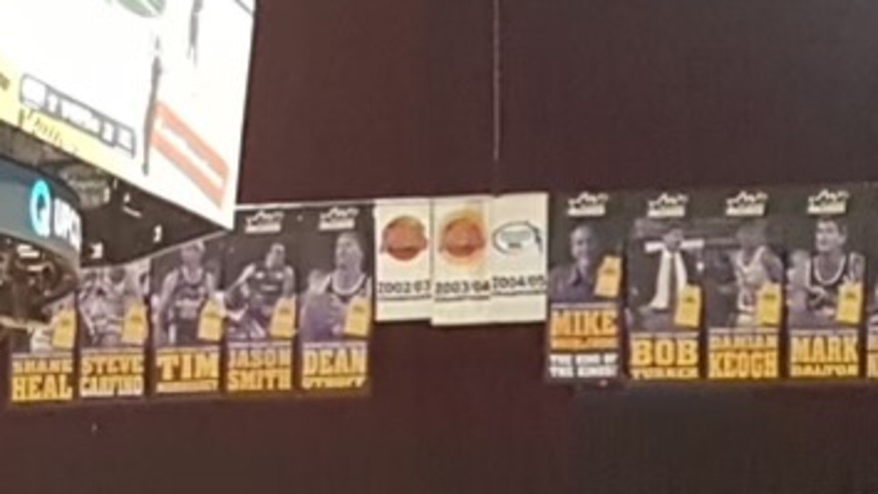 Sydney Kings Wall of Legends featuring Heal earlier in 2023 NBL season. Picture: Supplied