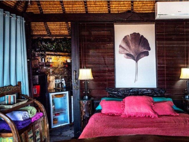 One of the rooms at the Bali Beachfront Villa Nixie and the Sea resort. Picture: Supplied