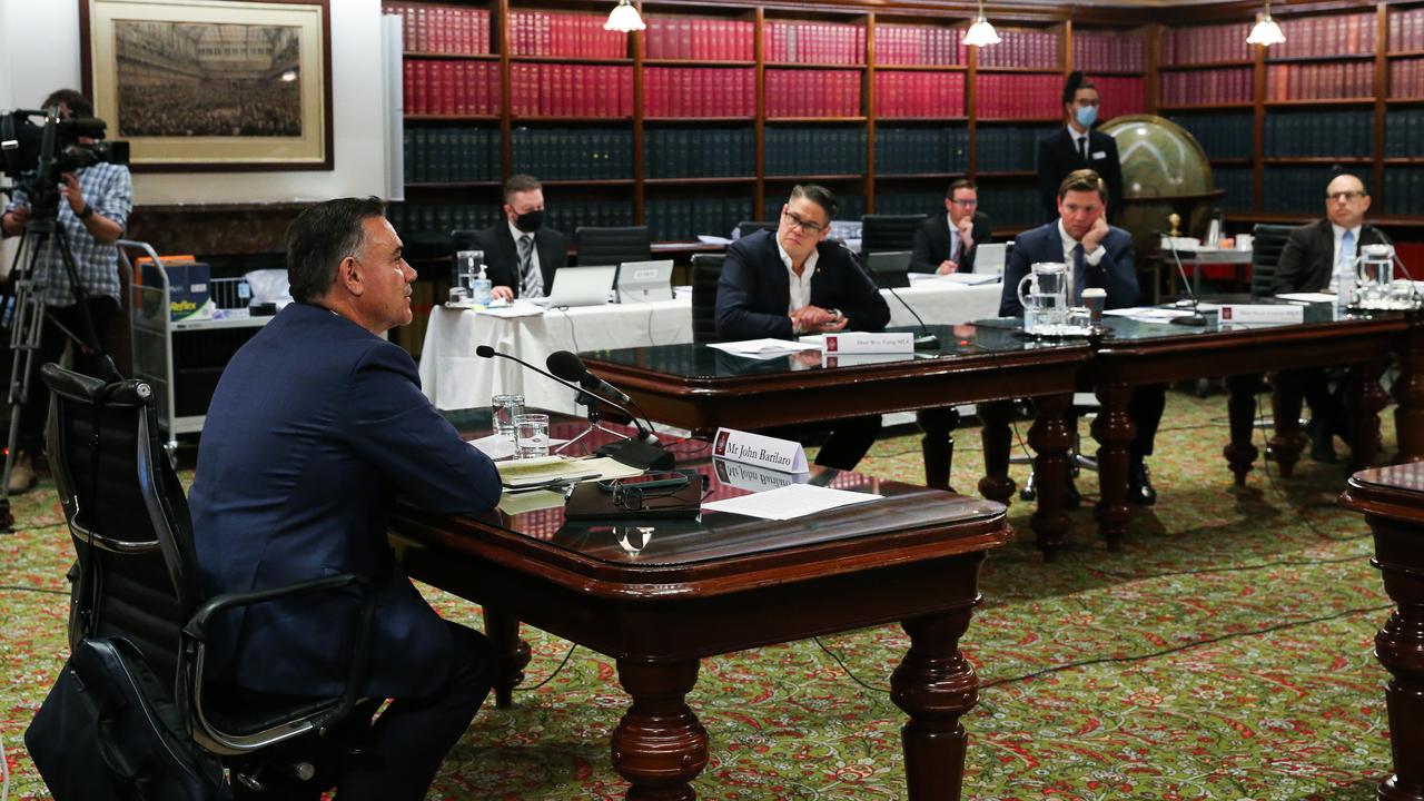 Mr Barilaro objected to a question about a woman he was in a relationship with. Picture: Gaye Gerard / NCA Newswire