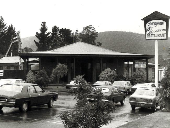 The Swagman restaurant in Ferntree Gully in 1978.