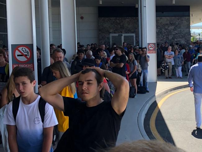 Cairns Airport has been evacuated.