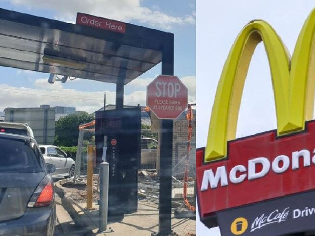 Gympie McDonald's is getting an upgrade - meaning the drive thru will be closed today. Photo: Frances Klein