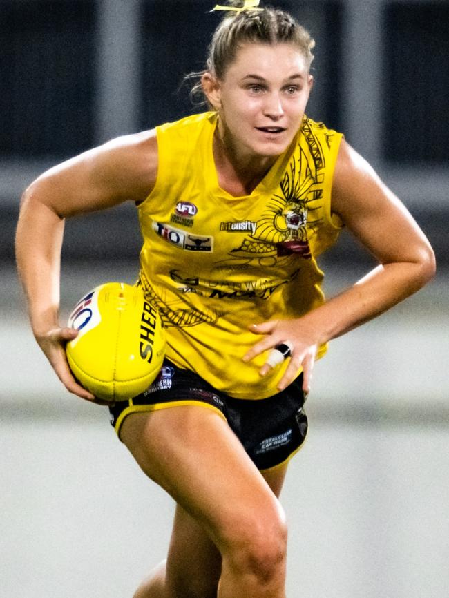 Tigers co-captain Sophie Hatzismalis.