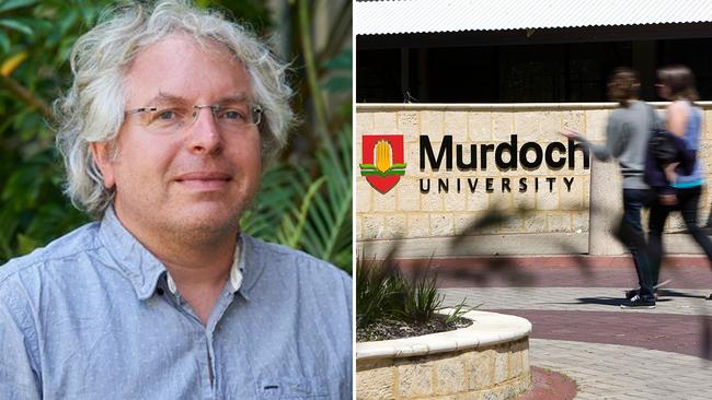 Associate professor Gerd Schroeder-Turk has been sued by Murdoch University over his appearance on the ABC's Four Corners program. Pictures: Supplied, File