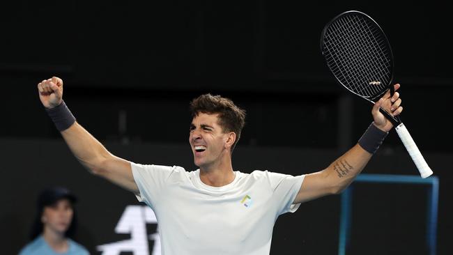 Kokkinakis says he’s ready for a big campaign in 2023 after starting 2022 with a bang. (Photo by Sarah Reed/Getty Images)